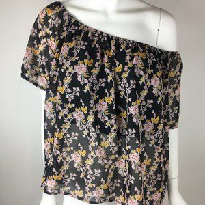 Jeans by Buffalo Pleated Off The Shoulder‎ Top XL